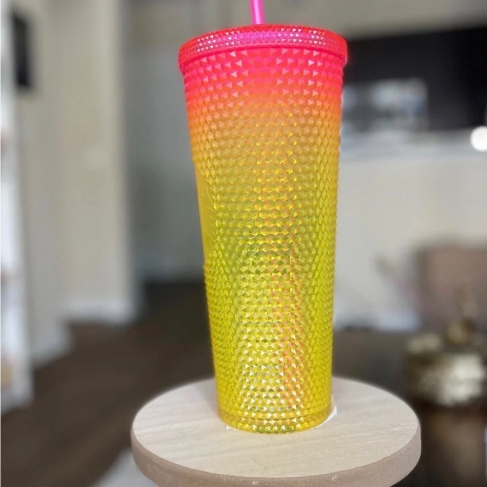 Starbucks Tequila Sunrise Studded Tumbler - 2022 Korea Release - NEW WITH TAG